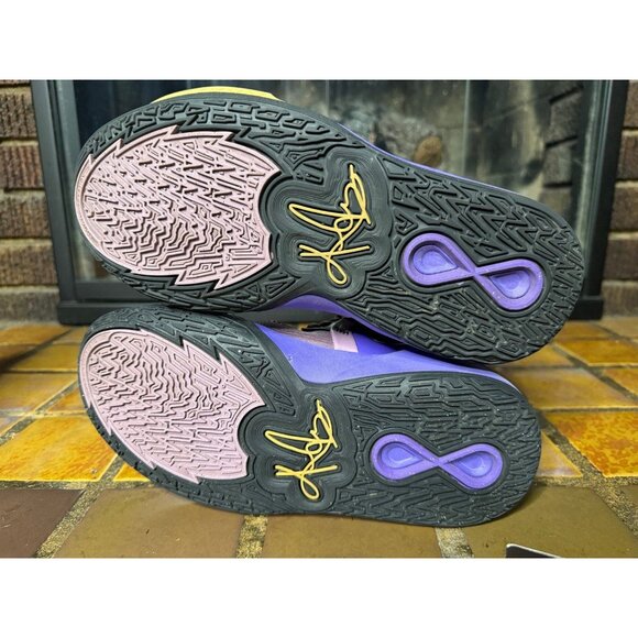 Youth 6.5y Nike Kyrie Infinity 8 Amethyst Wave Purple Gold Sneakers DD0334-500 - Picture 9 of 11